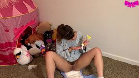 butt plug diap girl abdl dakota marr ageplay