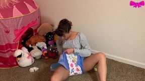 butt plug diap girl abdl dakota marr ageplay