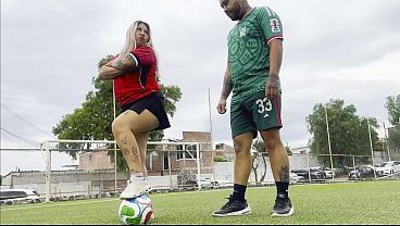 Mexican blonde vs Korean beauty in penalty anal showdown