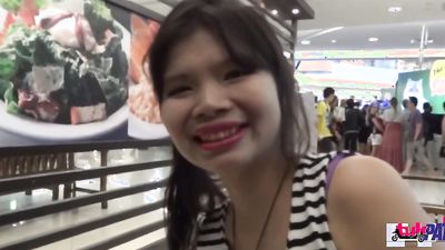 Thai girl Nana vs. really big cock