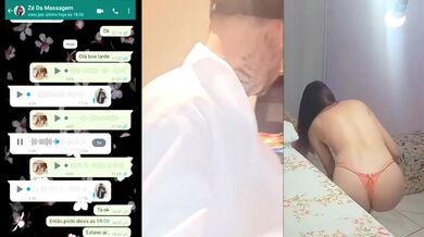 Slutty masseuse fucks client during real massage surprise