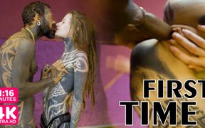 Ceci Milkymouzz Deepthroats and Takes Papi’s Long Cock Into Her Pierced Pussy