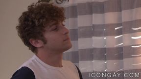Manly stepbro Calvin Banks pounding handsome Troy Accola