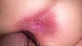 Pink Butthole of 18 Years Old Girl Smells Like Bubble Gum but Very Tight to Fuck