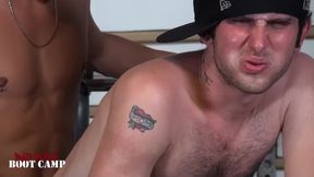 'Fresh faced recruits get pounded mercilessly by lustful drill instructors'
