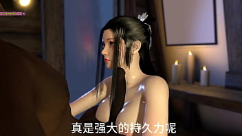 3D Animation - Beauty Xun Er serve blowjob