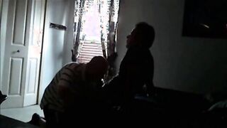 Latin Handyman Sucks Amateur Dick