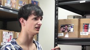 Jasper's Stockroom Spanking