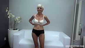 Blonde Granny Bares Her Wrinkled Body To Get Her Orgasm
