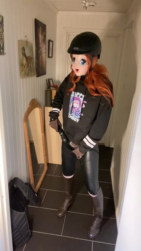 Ginger femboy equestrian