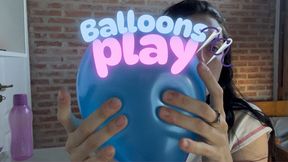 Balloons play