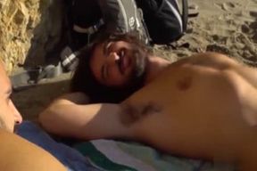 big spears milking At The Beach With juice explosion.spycam non-pro Outdoor