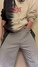 Transguy Squirting in Boyfriend’s Shorts