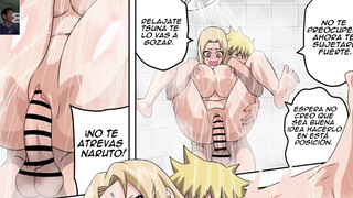 Tsunade le encanta el sexo hasta el amanecer con naruto