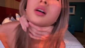 Cute Asian GF gets banged from behind by her BWC bf