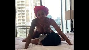 Morning Lesbian Sex with Two Ebony Baddies