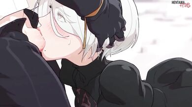 2B and one piece Hentai.