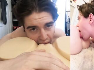 Built College Student Eats, Fucks, and Creampies his Tantally