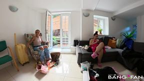 Behind The Scenes BTS on a VR Porn Shoot - Girls Just Cant Get Enough - Lesbian Threesome