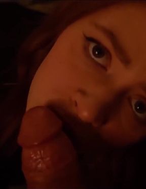 Under the Table Blowjob - Tease &amp; Denial, He Doesn't Cum