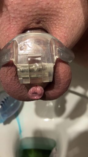 Pissing Chastity Cage
