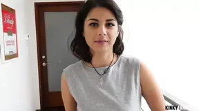 Latina teen gets her hairy pussy fucked and jizzed all over