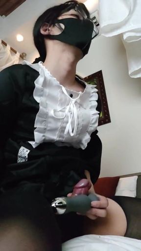 madzmoto sun Japanese CD Maid Costume Masturbation Cumshot