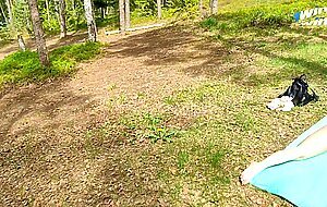 Swife katy, a mouthful of sperm of a married slut while her husband was on a forest run.