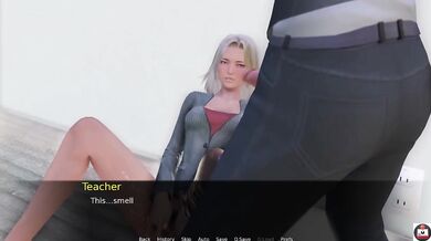 Teacher's route in Public Sex Life H blonde MILF faces