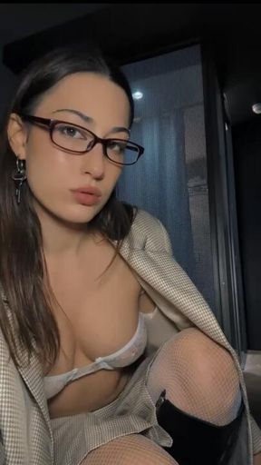 Bratty Domme Destroys your Balls