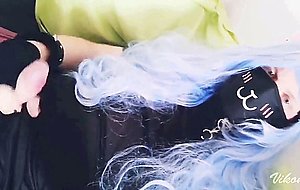 Femboy/ cosplay solo handjob ^^