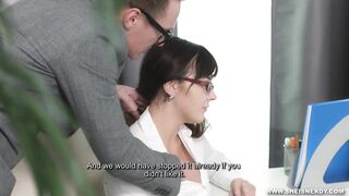 She Is Nerdy - Hard slurping fuck for an A