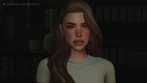 Taking my step-daughter's slutty bestfriend on the desk - The sims 4