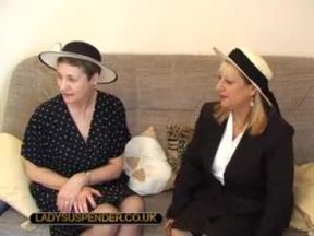Vicious women in their white panty girdles 1