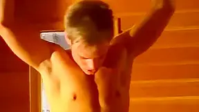 Gorgeous Dude Caught Jacking Off In The Shower By A Stranger