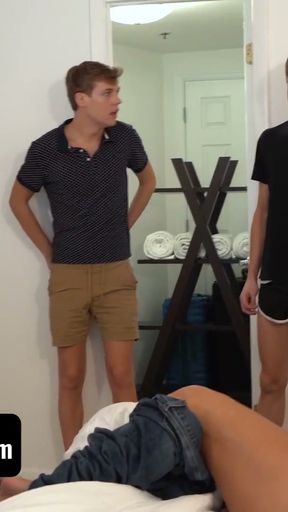 Step Dads Jax Thirio and Max Romano Creampie Their Step Sons Jack Bailey &amp; Andy Adler - Twink Trade   Clip 1