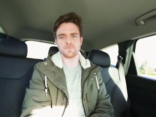 REALITY STUDS - Joey Shows Off His Large Ramrod And Gets Banged Hard For A Free Cab Ride