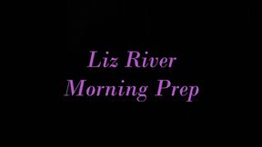 Morning Ritual: Liz River's Stylish Preparations for the Day