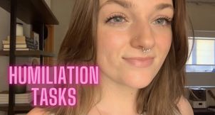 Humiliation Tasks - Slave Training Goddess Worship Verbal Humiliation