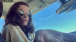 yelling at you to cum while driving in traffic