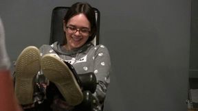 Shy new girl Steph's foot tickling audition " This is crazy!" Med