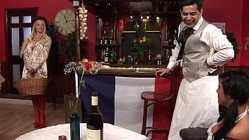 Get Access To Big Boobs, Fishnets And Facial Cumshots During This Foursome