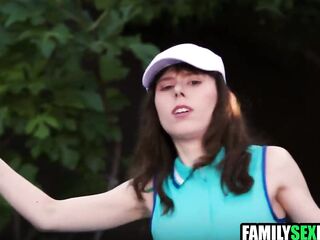 Step parents screw step daughter & step son after pickleball game