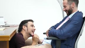 la putita del jefe...how exciting it is to fuck in the office!!! by leo bulgari, sebas silver & justin jett