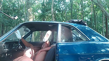 Black gifted eating skinny on the side of the road