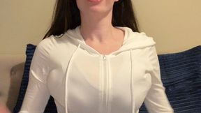 Tiny Bra Video Chat With Friend