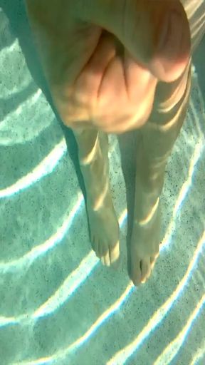 Powerful moment from &quot;In the pool with my cock out and getting blown by the jets&quot;