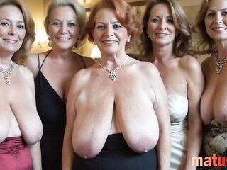 Grannies with saggy tits