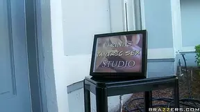 Afternoon tantric sex by amazing, busty Trina Michaels and her bestfriend