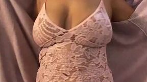 Hot Latina MILF Anna Maria Flaunts Her Curves in Fucking Hot Pink Lingerie